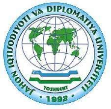 Jahon iqtisodiyoti va diplomatiya universiteti logo